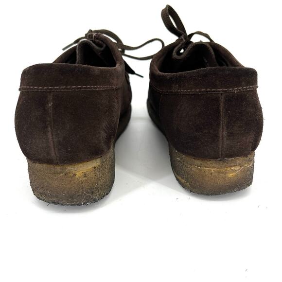 Clarks Wallabee Women's Brown Suede Classic Gum Crepe Sole‎ (8) - Picture 5 of 9